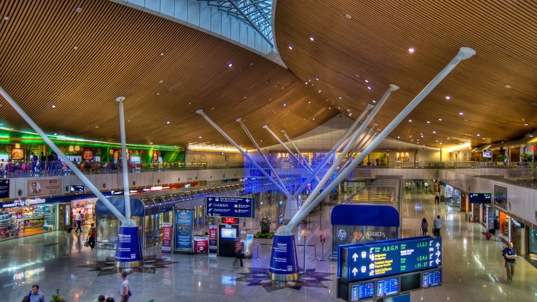 Touchdown to campus handshake